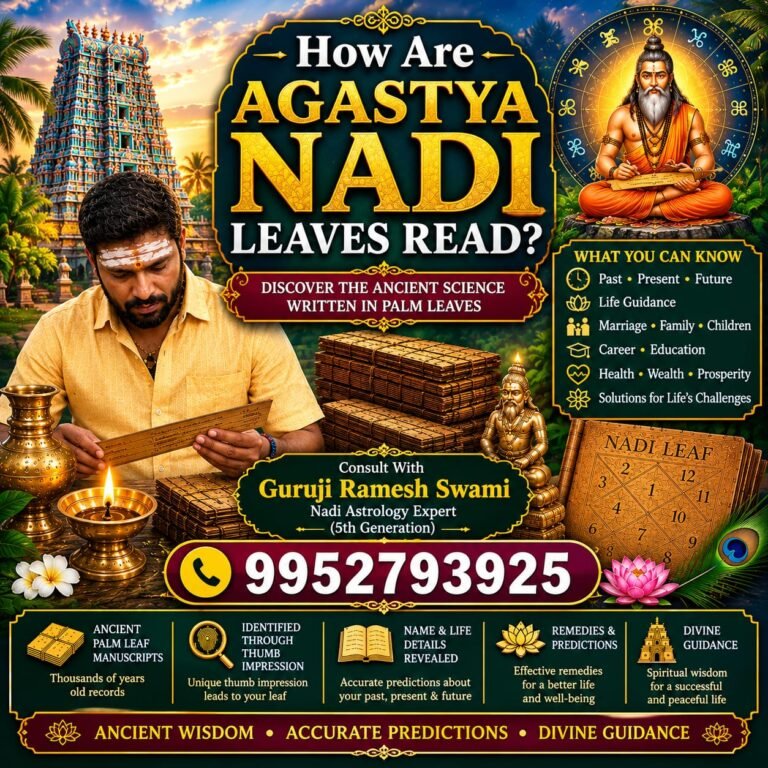 How Are Agastya Nadi Leaves Read?