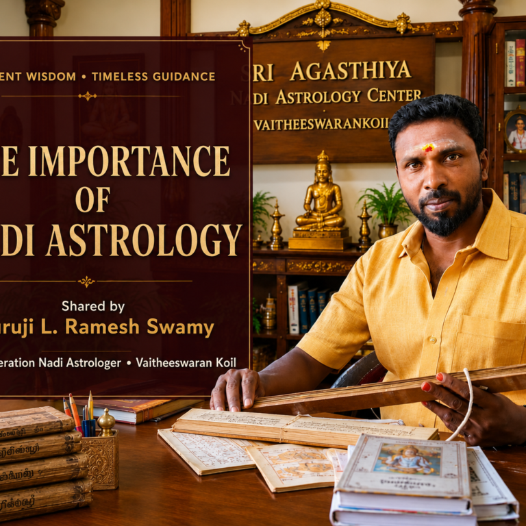 Guruji L. Ramesh Swamy Shares the Importance of Nadi Astrology