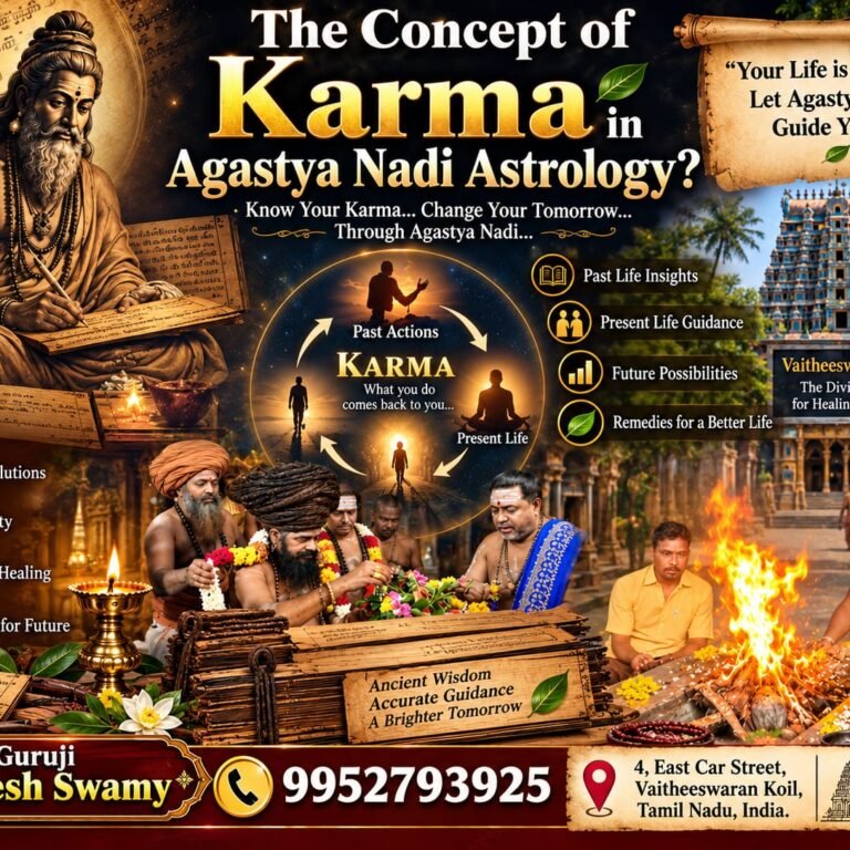 The Concept of Karma in Agastya Nadi Astrology ?