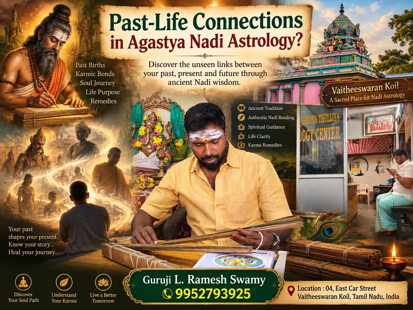 Past-Life Connections in Agastya Nadi Astrology