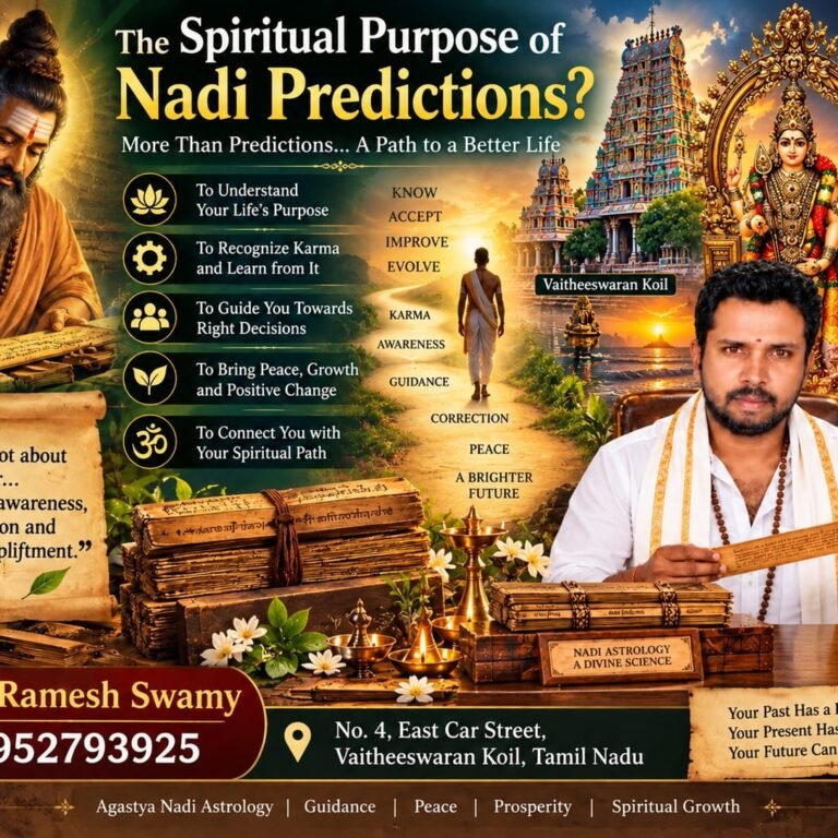 The Spiritual Purpose of Nadi Predictions ?