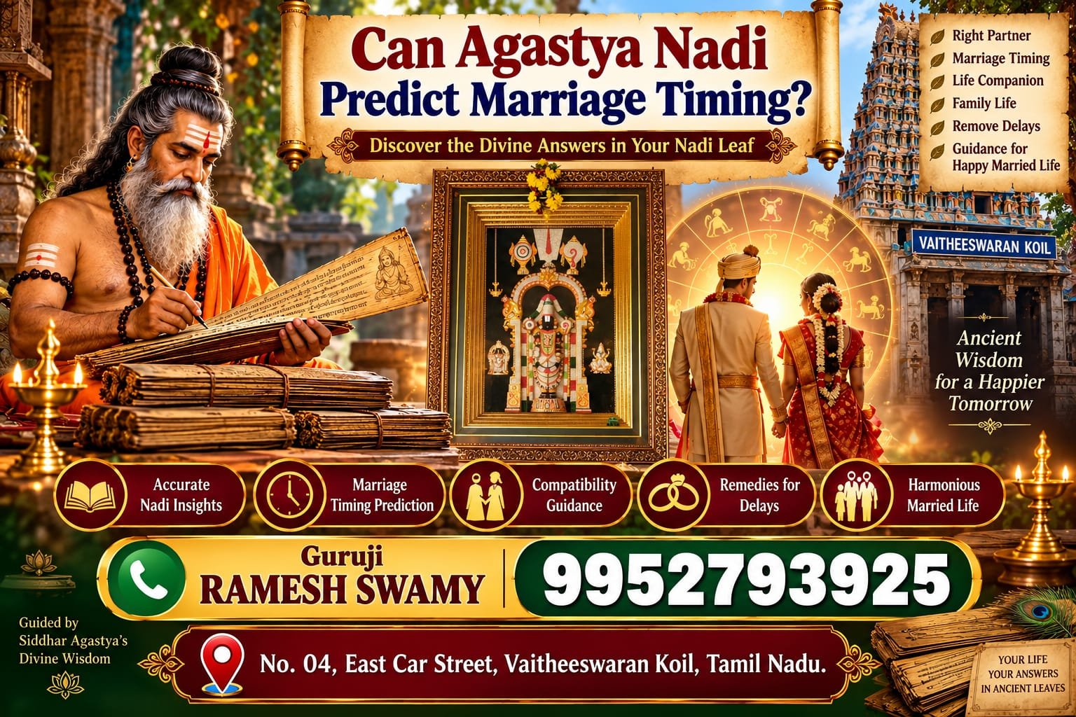 Can Agastya Nadi Predict Marriage Timing?