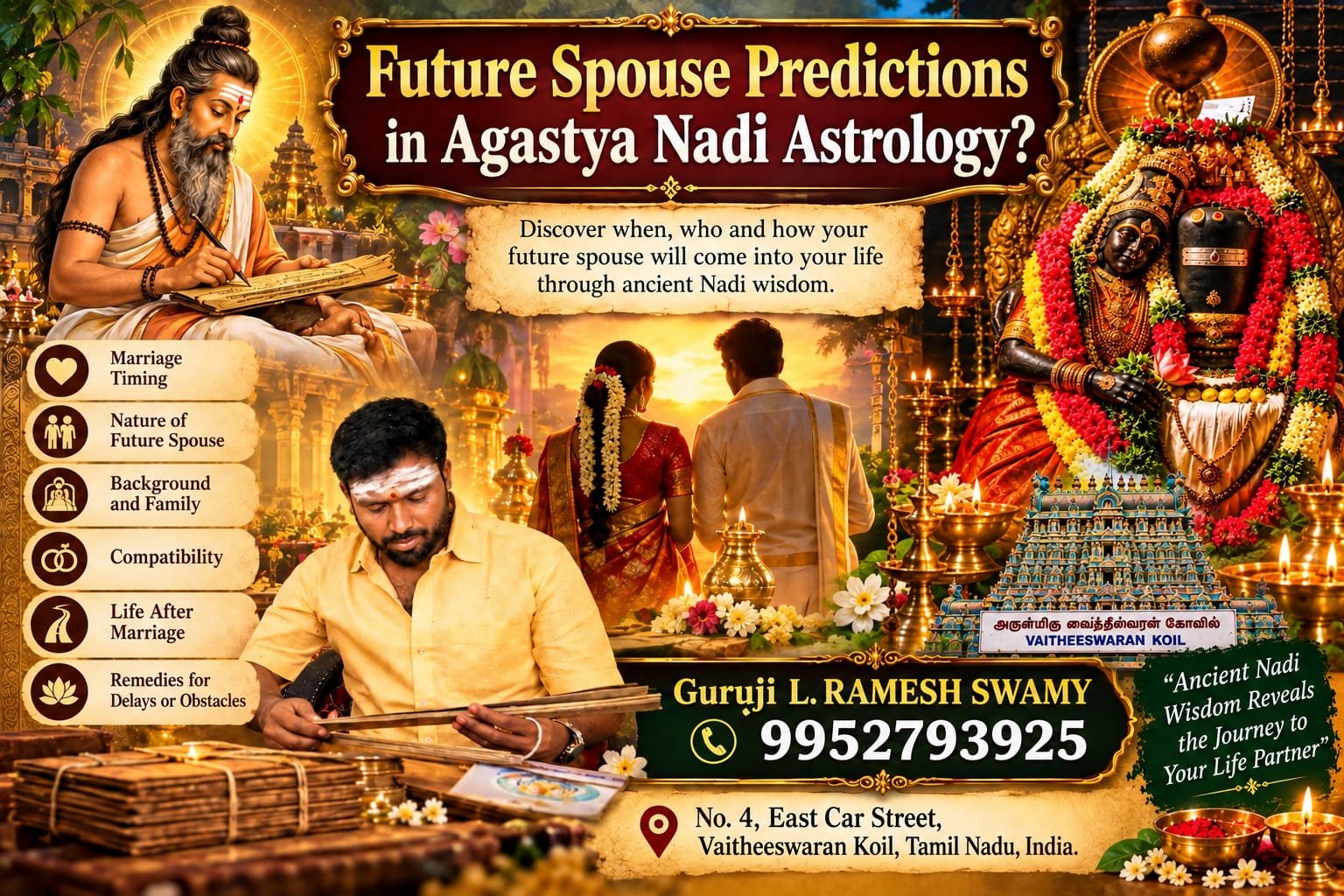Future Spouse Predictions in Agastya Nadi Astrology?