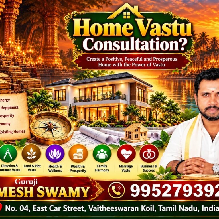 Home Vastu Consultation – Traditional Guidance for a Thoughtfully Planned Home