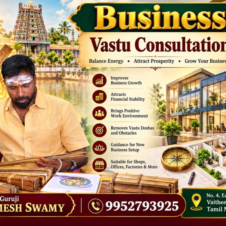 Business Vastu Consultation – Traditional Planning for Commercial Spaces