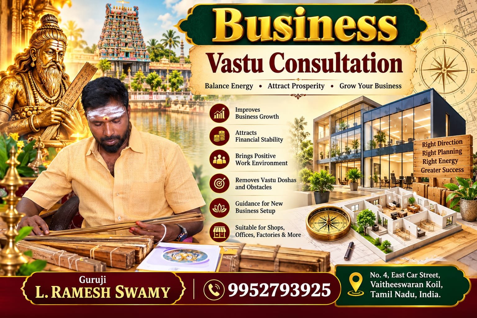 Business Vastu Consultation – Traditional Planning for Commercial Spaces