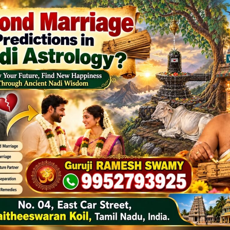 Second Marriage Predictions in Nadi Astrology?