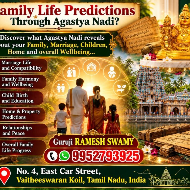 Family Life Predictions Through Agastya Nadi?