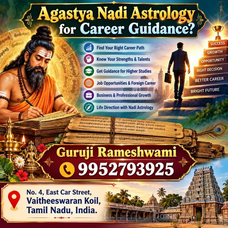 Agastya Nadi Astrology for Career Guidance?